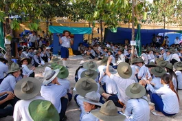 Bình Dương: Hơn 500 huynh trưởng, đoàn sinh Gia đình Phật tử dự trại Nguyên Hùng